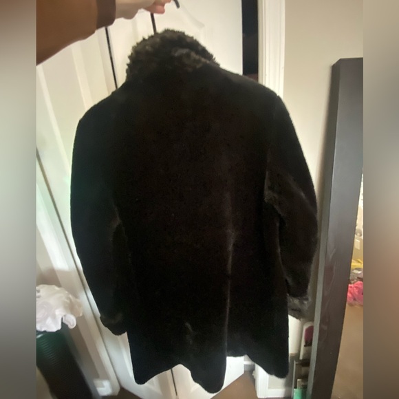 Novelti faux fur coat - Picture 4 of 6